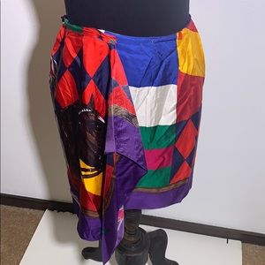 Ralph Lauren scarf skirt